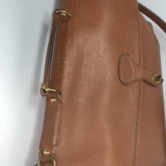 Vintage Jack Georges Diplomat British Brown leather Double Gusseted Briefcase - Picture 7 of 11